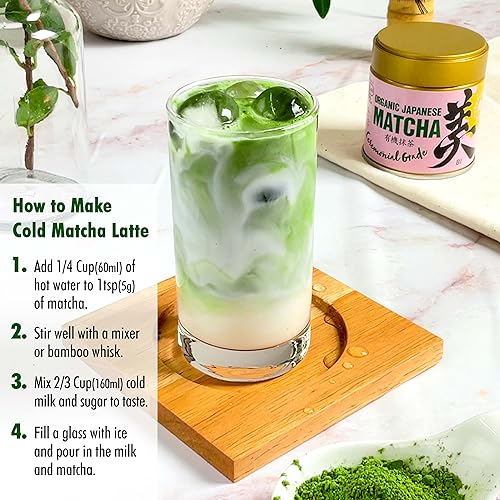 YAMASAN KYOTO UJI Matcha BI, Ceremonial Grade Matcha, From Uji Kyoto, Japan, 100g
