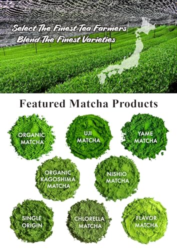 YAMASAN KYOTO UJI Matcha BI, Ceremonial Grade Matcha, From Uji Kyoto, Japan, 100g