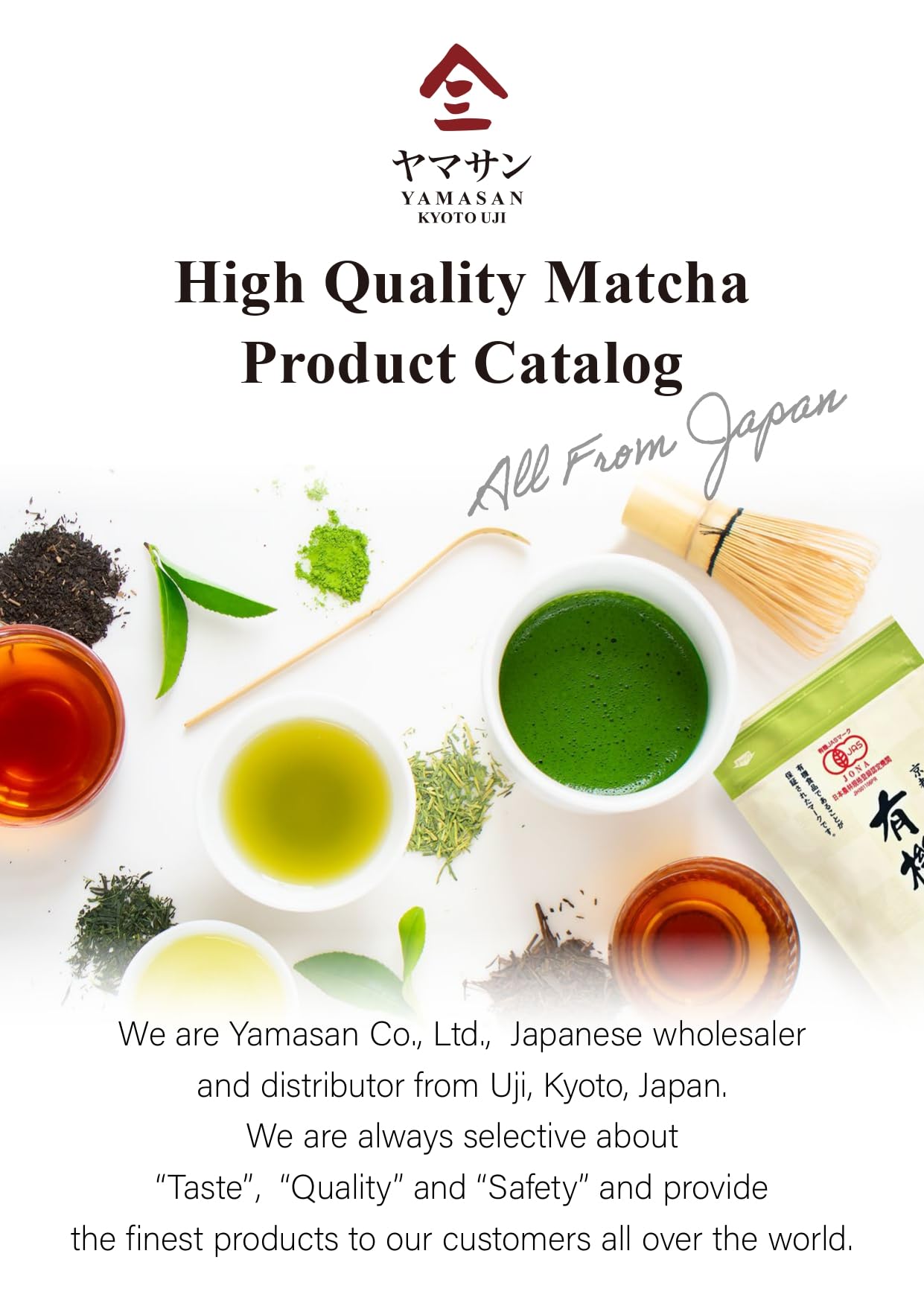 YAMASAN KYOTO UJI Matcha BI, Ceremonial Grade Matcha, From Uji Kyoto, Japan, 100g